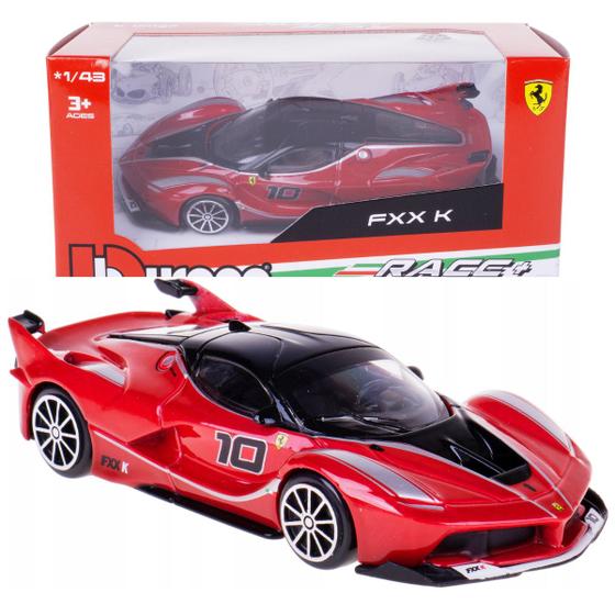 Imagem de Miniatura De Ferro Ferrari FXX K 11cm 1/43 Bburago