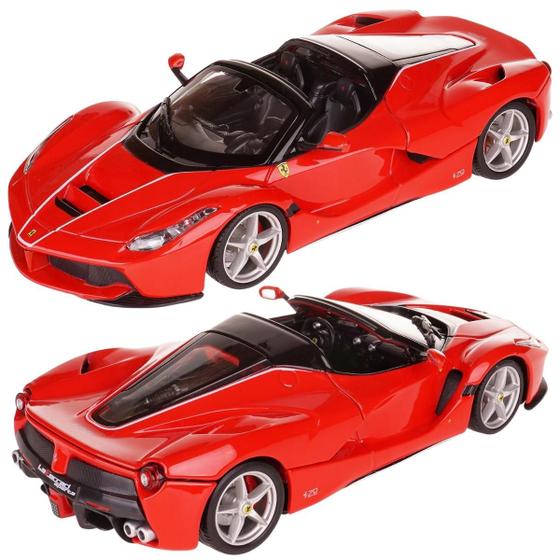 Imagem de Miniatura De Ferro Ferrari LaFerrari Aperta 18cm 1/24