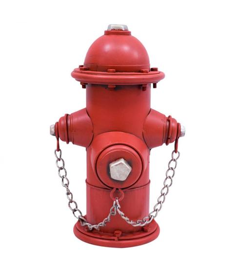 Imagem de Miniatura De Hidrante Vermelho - Porta Moedas - 24 Cm - Estilo Vintage - M p