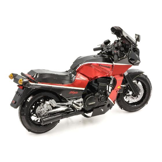 Imagem de Miniatura de montar kawasaki gpz900r metal earth iconx