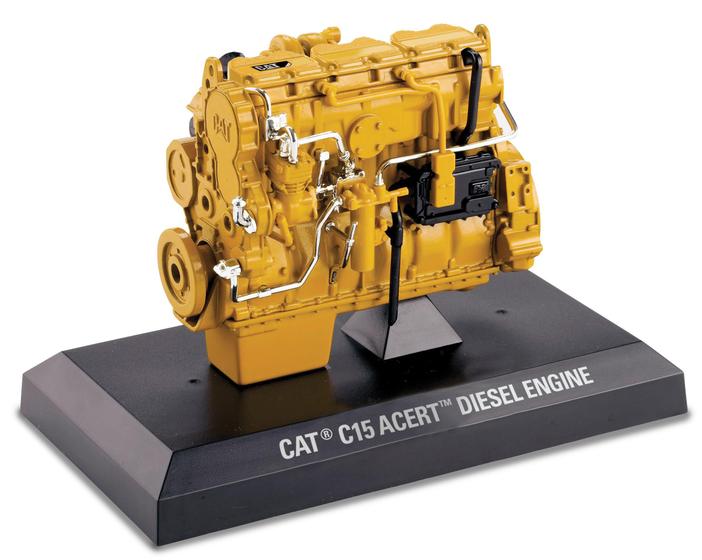 Imagem de Miniatura de motor caminhão a diesel acert cat 1/12