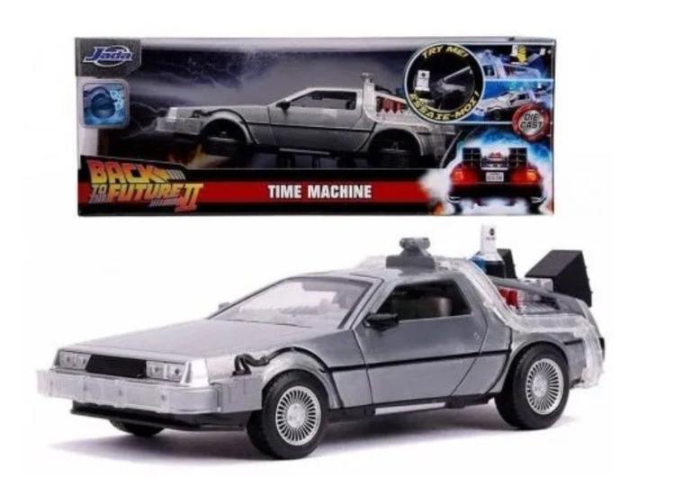 Imagem de Miniatura Delorean De Volta Para o Futuro 2 Com Luzes - 1/24 - Jada
