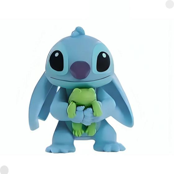 Imagem de Miniatura Do Boneco Stitch Com Sapinho Verde 003986C - Sunny