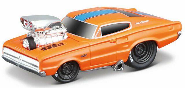 Imagem de Miniatura Dodge Charger 1966 1/64 Muscle Machines Maisto 15542