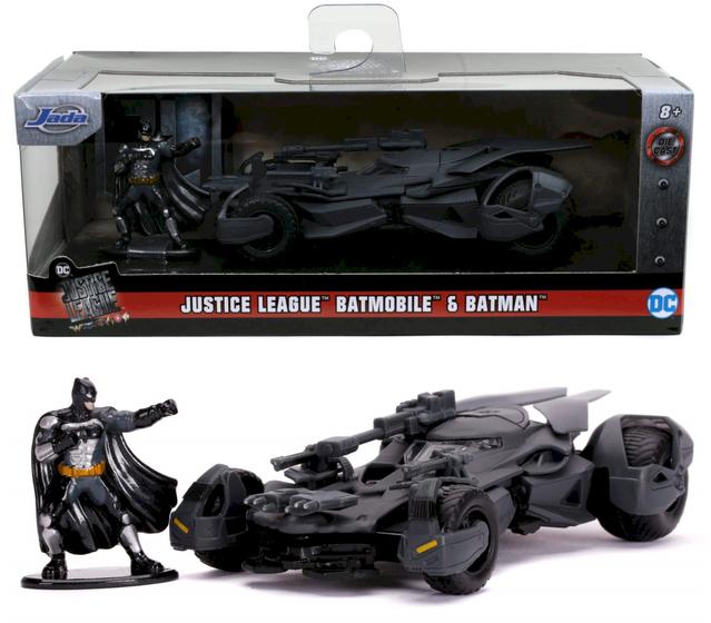 Imagem de Miniatura em Metal Batmóvel Batmobile c/ Boneco Batman - Hollywood Rides - 1/32 - Jada