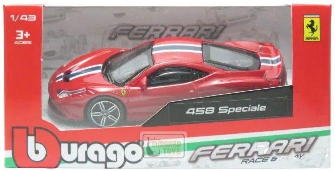 Imagem de Miniatura em Metal - Ferrari Race & Play - Box - 1/43 - Bburago