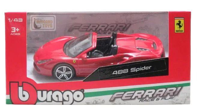 Imagem de Miniatura em Metal - Ferrari Race & Play - Box - 1/43 - Bburago