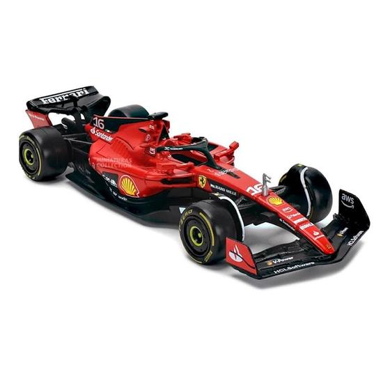 Imagem de Miniatura F1 Ferrari SF23, 16 Charles Leclerc, Bburago, 1:43, 12 CM