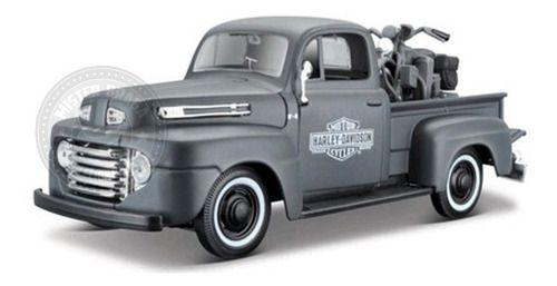 Miniatura Ford F-1 1948 Harley+1942 Wla Flathead Maisto 1/24 Menor preço em Miniatura Ford F-1 1948 Harley+1942 Wla Flathead Maisto 1/24