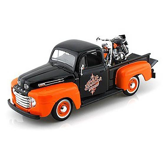 Miniatura Ford F-1 Pickup 1948 Flh Duo Glide 1958 1/24 Menor preço em Miniatura Ford F-1 Pickup 1948 Flh Duo Glide 1958 1/24