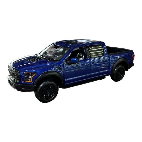 Imagem de Miniatura Ford F150 Raptor Azul Motormax Metal 1:24