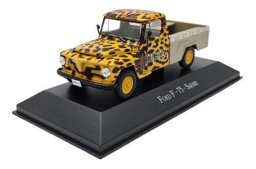 Miniatura Ford F75 Safari Tigrada Veículos De Serviço 1:43 - Planeta ...
