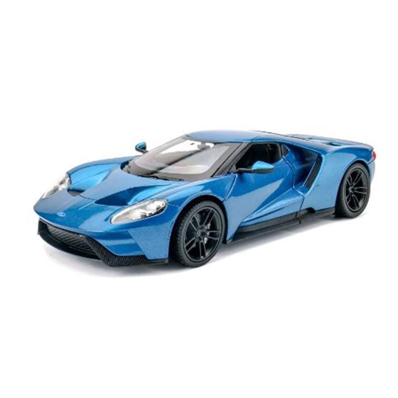 Imagem de Miniatura Ford GT 2017 Azul Welly 1/24