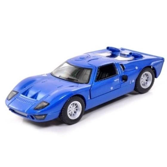 Imagem de Miniatura Ford GT40 MK II 1966 Kinsmart 1/32 Metal e Fricção Azul