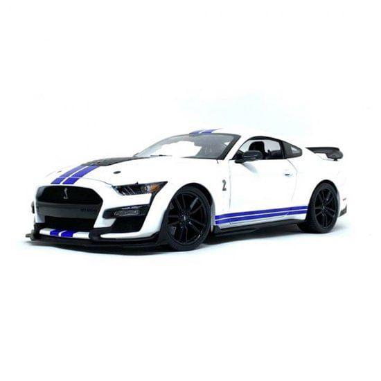 Imagem de Miniatura Ford Mustang Shelby Gt500 2020 1/18 Special Edition Branco Maisto 31452