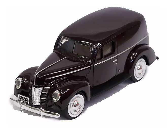 Imagem de Miniatura Ford Sedan 1940 Delivery Marrom Motormax 1/24