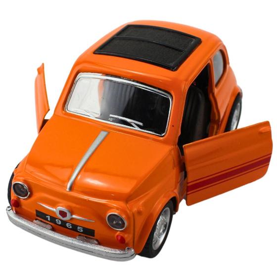 Imagem de Miniatura Fusca Escala 1:32 Carrinho de Ferro com Fricção Fusquinha Abre a Porta