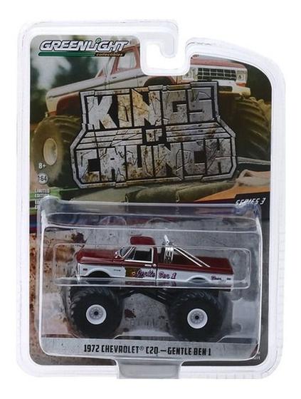 Imagem de Miniatura greenlight kings of crunch chevrolet c20 1972 1/64