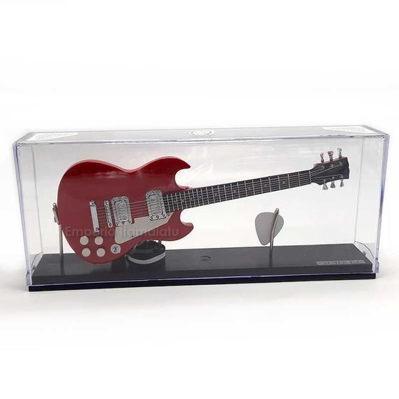 Imagem de Miniatura Guitarra SG 1:4 (estojo cristal) VM