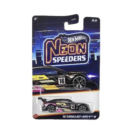 Imagem de Miniatura hot wheels neon speeders 16 cadillac atsv r hlh72 