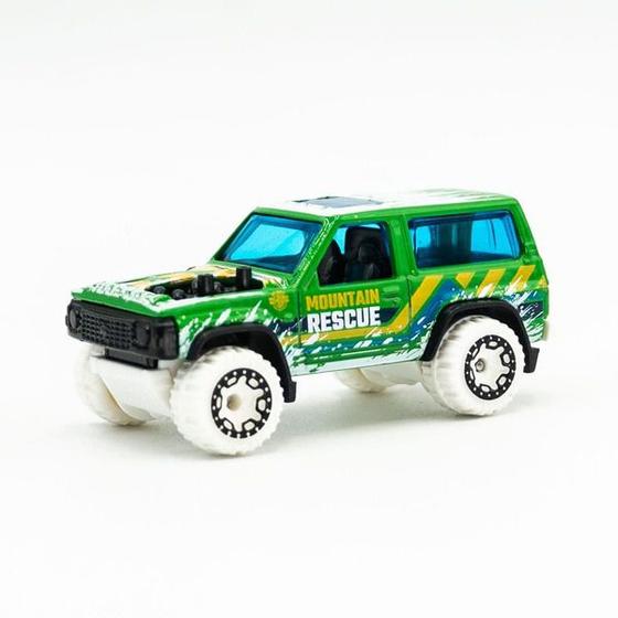 Voiture Miniature Hot Wheels Hot Wheels Nissan Patrol Custom - 5/10 - Modèle Mountain Rescue - Édition 2024 HW First Response