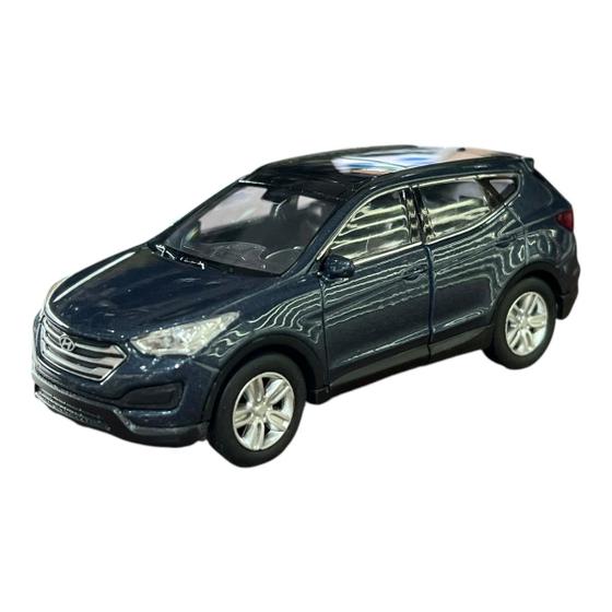 Imagem de Miniatura Hyundai Santa Fé Azul Metal Welly 1:36