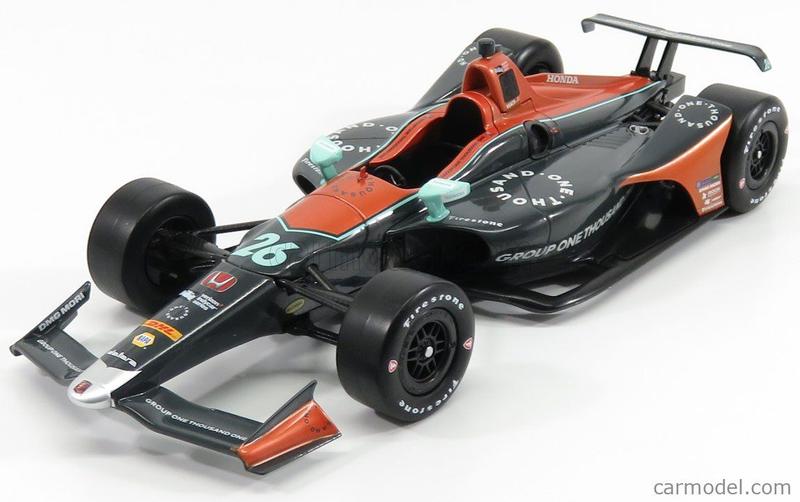 Imagem de Miniatura Indy 500 Zach Veach GP 1001 26 2018 1/18  Metal