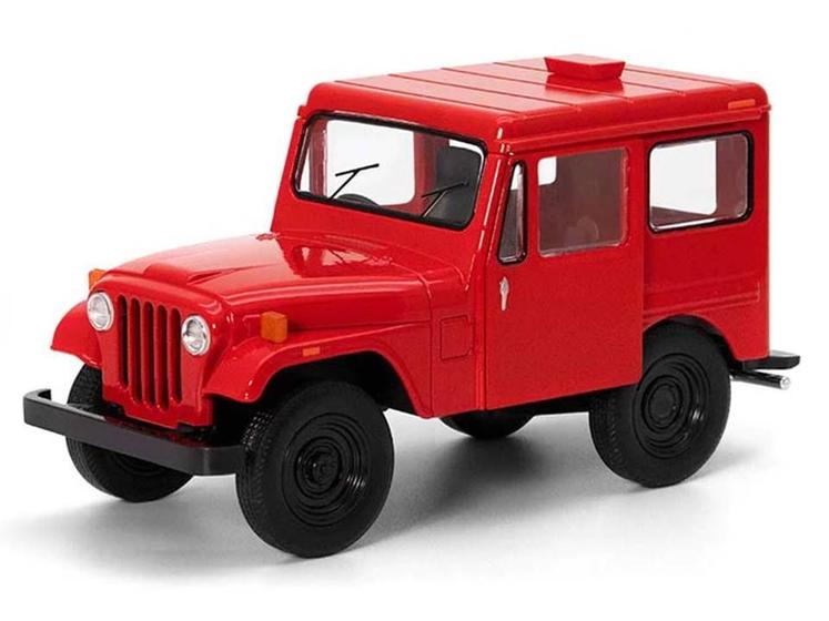 Imagem de Miniatura Jeep 1971 DJ-5B Kinsmart 1:26 Metal e Fricção Verrmelho