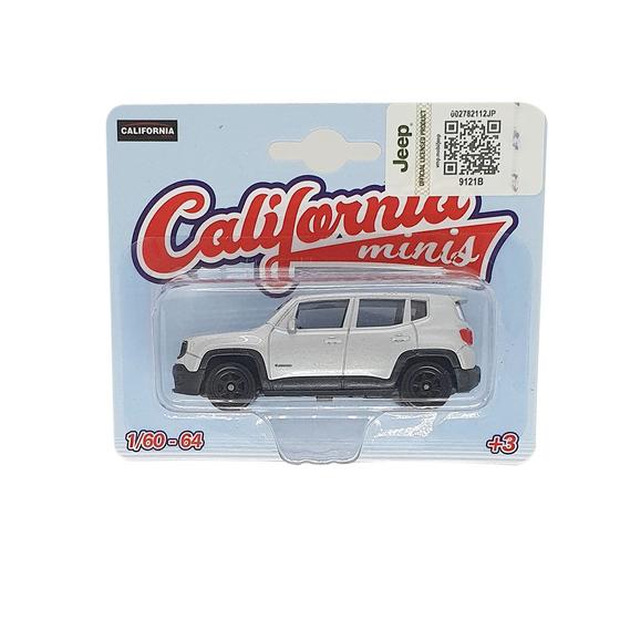 Imagem de Miniatura Jeep Renegade Prata - California Minis - Welly