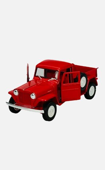 Imagem de Miniatura Jeep Willys Pickup 1947 Escala 1/24 Welly