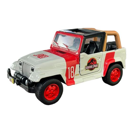 Imagem de Miniatura Jeep Wrangler Jurassic Park Jada 1:32