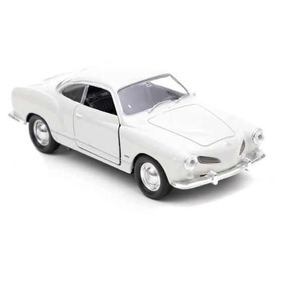 Imagem de Miniatura Karman Ghia Volkswagen 1968 Welly 1/38 Metal e Fricção Branco