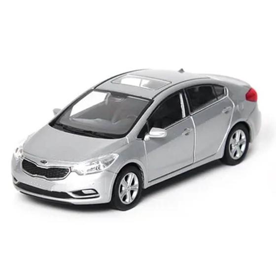 Imagem de Miniatura Kia Cerato K3 Welly 1/38 Metal e Fricção Prata