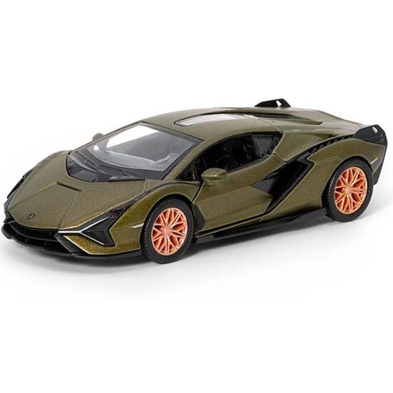 Imagem de Miniatura Lamborghini Sián FKP 37 Metal e Fricção Kinsmart 1/40 Verde