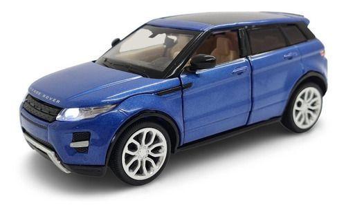 Imagem de Miniatura Land Rover Evoque Azul Acende Luz E Som 1:32