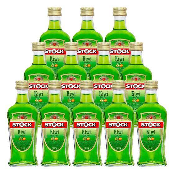 Imagem de Miniatura Licor Fino de Kiwi Stock 50ml 12 Unidades
