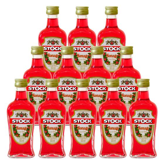 Imagem de Miniatura Licor Fino de Morango Stock 50ml 12 Unidades