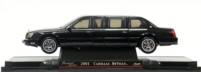 Imagem de Miniatura Limousine Presidencial Cadillac Deville 2001 Preta