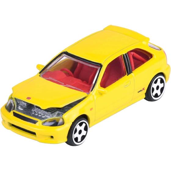 Imagem de Miniatura Majorette Japan Series Honda Civic Type R EK9 1/64 Metal Amarelo