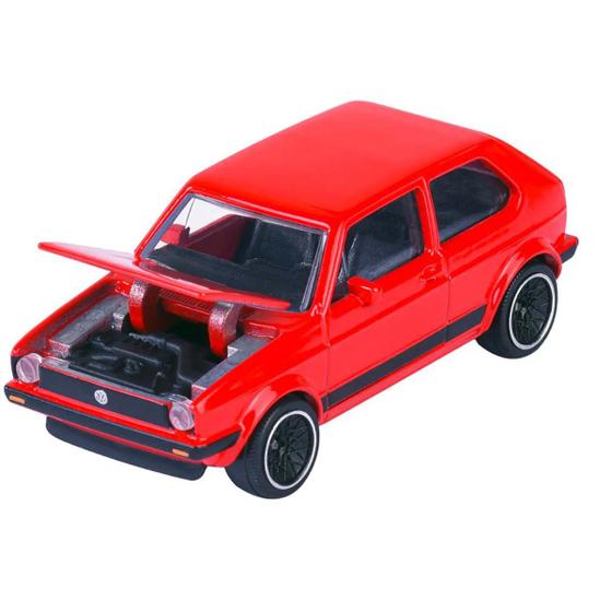 Imagem de Miniatura Majorette Premium Cars VW Volkswagen Golf MK1 c/ Card1/64 Metal Vermelho