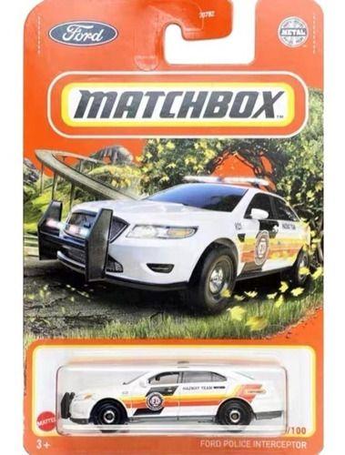 Imagem de Miniatura Matchbox - Viatura Ford Police Interceptor 42/100