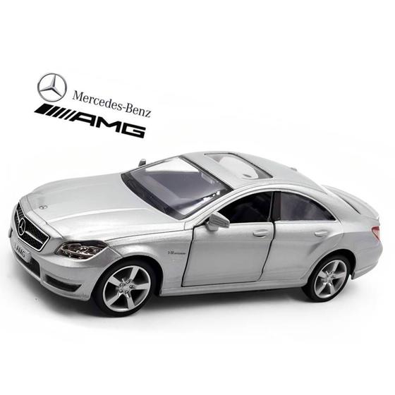 Imagem de Miniatura Mercedes Amg CLS 63 RMZ 1:36 Metal e Fricção Prateado