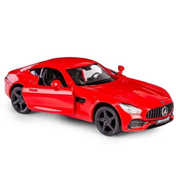 Imagem de Miniatura Mercedes AMG GT S RMZ City 1/32 Metal e Fricção Vermelho Vermelha