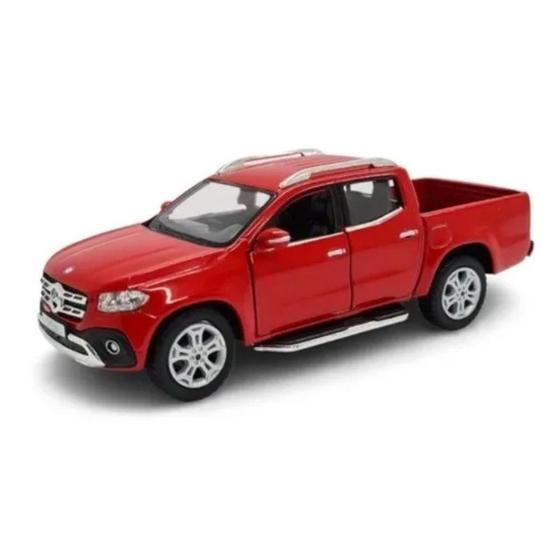 Imagem de Miniatura Mercedes X-Class Kinsmart 1/42 Metal e Fricção Vermelho