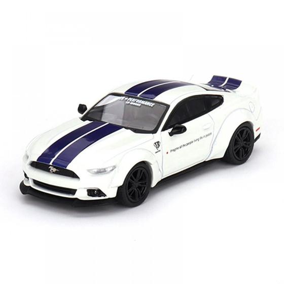 Imagem de Miniatura Mini Gt Ford Mustang Gt Lb-Works 1/64 Branco/ul