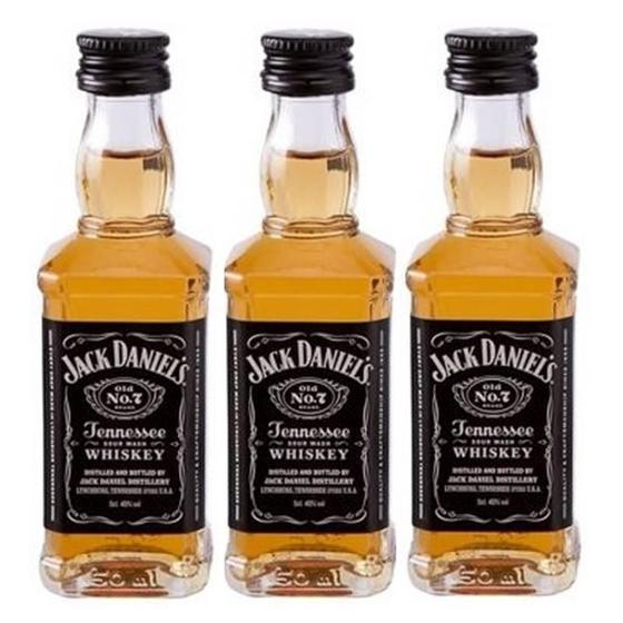 Imagem de Miniatura Mini Whisky Jack Daniel'S 50Ml 03 Unidades