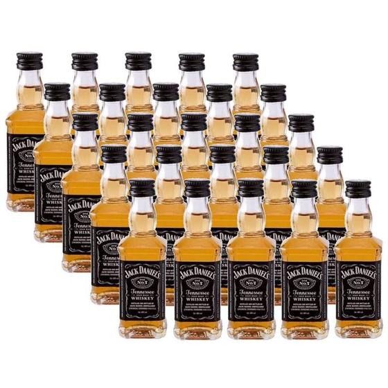 Miniatura Mini Whisky Jack Daniels 50ml 20 Unidades Jack Daniel