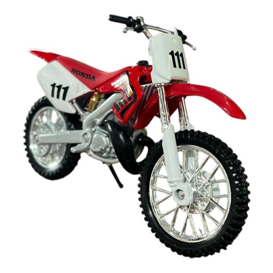 Imagem de Miniatura Moto Honda CR250R Vermelho Maisto 1:18