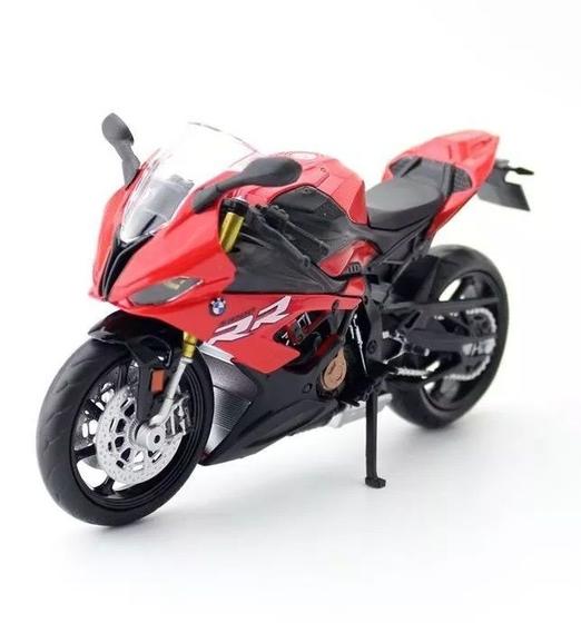 Imagem de Miniatura Motocicleta Moto BMW S1000RR - Escala 1/12