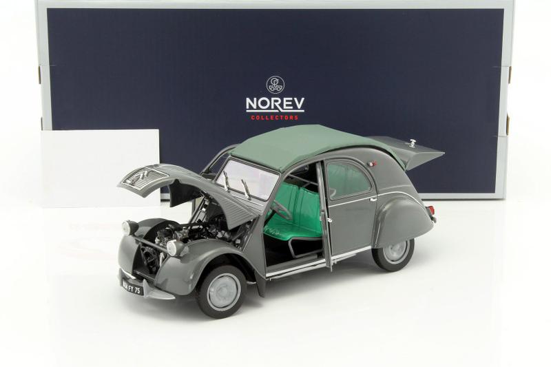 Imagem de Miniatura Norev Citroen 2CV AZL Malle Bombee 1957 Escal 1/18